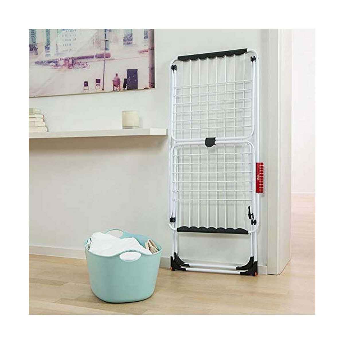 Stendibiancheria Vileda X Legs - Stendino pieghevole da balcone e interno in acciaio/alluminio - CSRretail