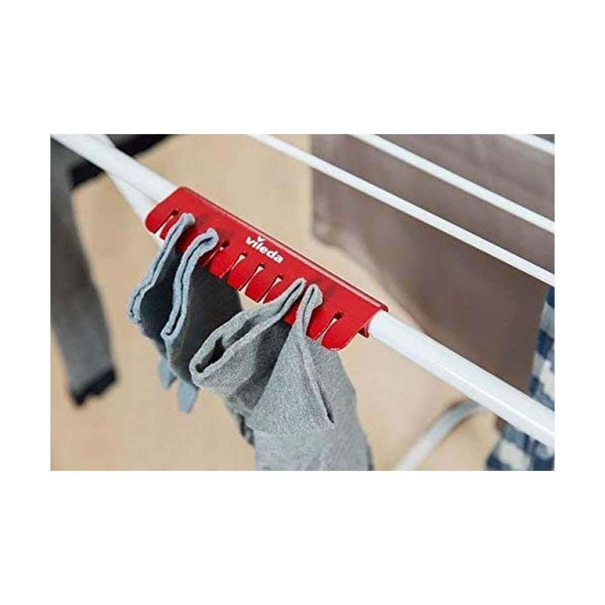 Stendibiancheria Vileda X Legs - Stendino pieghevole da balcone e interno in acciaio/alluminio - CSRretail