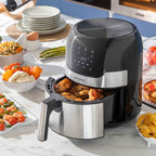 Friggitrice ad Aria InnovaGoods Fryinn 3500 Nero 1400 W 3,5 L Acciaio inossidabile - CSRretail