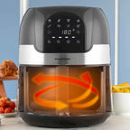 Friggitrice ad Aria InnovaGoods Fryinn 3500 Nero 1400 W 3,5 L Acciaio inossidabile - CSRretail