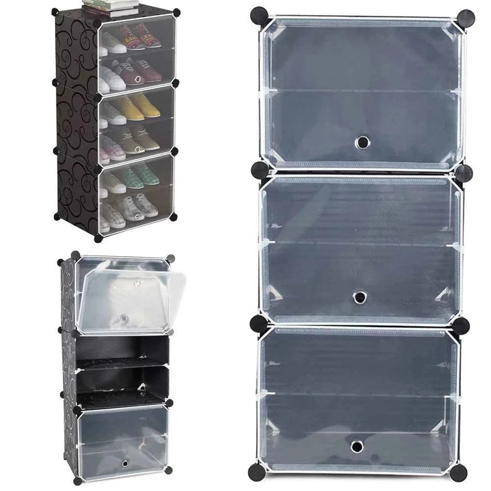 Scarpiera Salvaspazio Modulare con 6 Ripiani - CSRretail