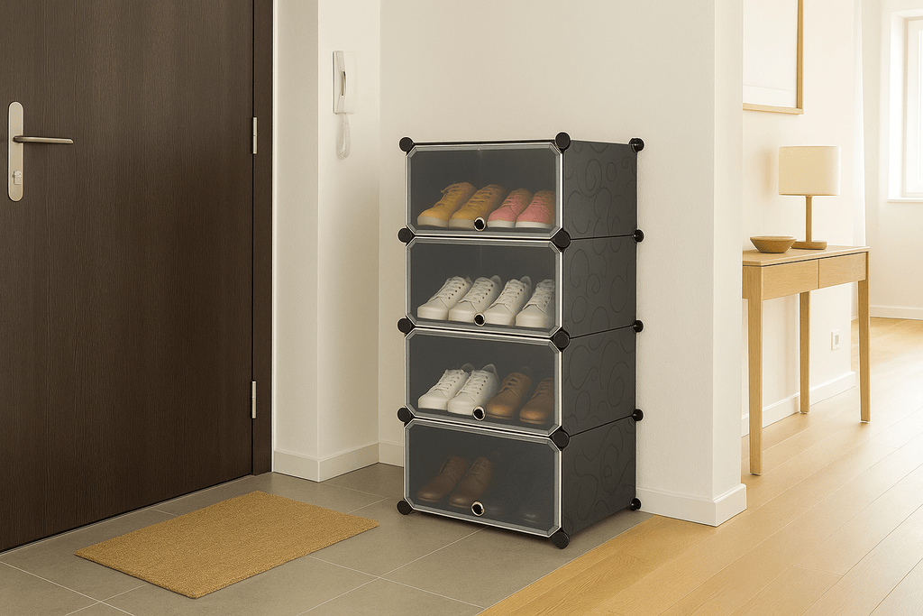 Scarpiera Salvaspazio Modulare con 6 Ripiani - CSRretail