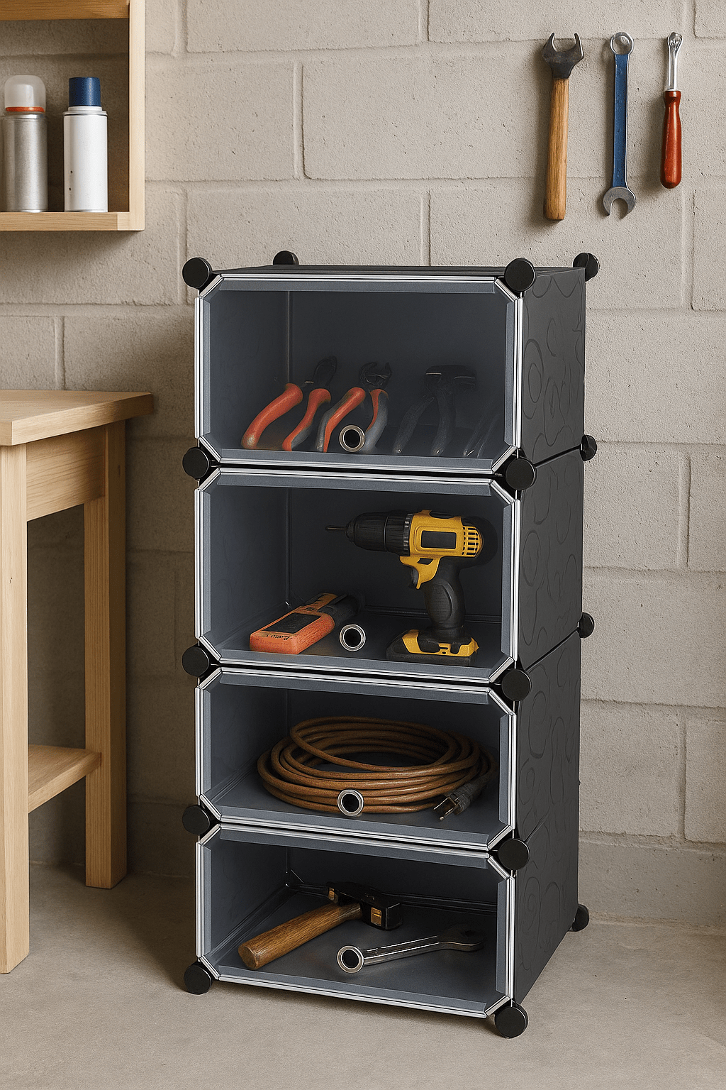 Scarpiera Salvaspazio Modulare con 6 Ripiani - CSRretail