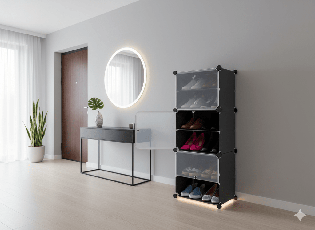 Scarpiera Salvaspazio Modulare con 6 Ripiani - CSRretail