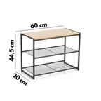 Scarpiera Salvaspazio Vinthera Moa Acciaio Nero - CSRretail