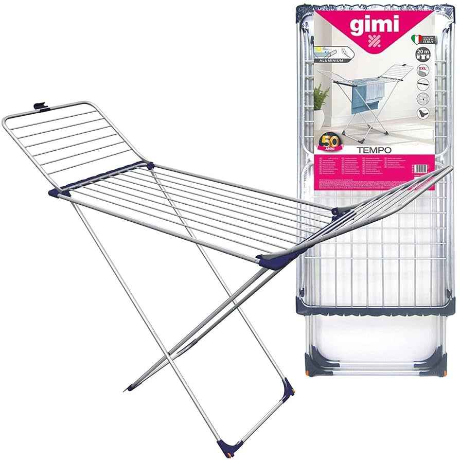 Stendibiancheria Gimi Tempo Grigio in Alluminio - CSRretail