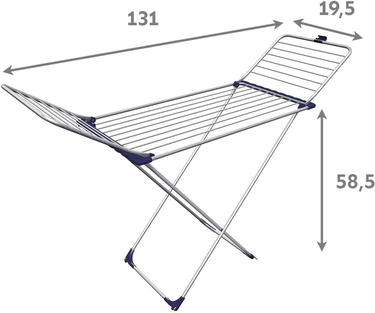 Stendibiancheria Gimi Tempo Grigio in Alluminio - CSRretail