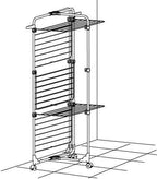 Stendibiancheria Verticale Pieghevole con Ruote Gimi Modular 3 - 153580 - CSRretail